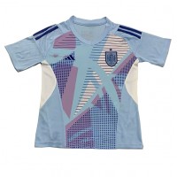 Camisa de Futebol Espanha Goleiro Equipamento Principal Europeu 2024 Manga Curta